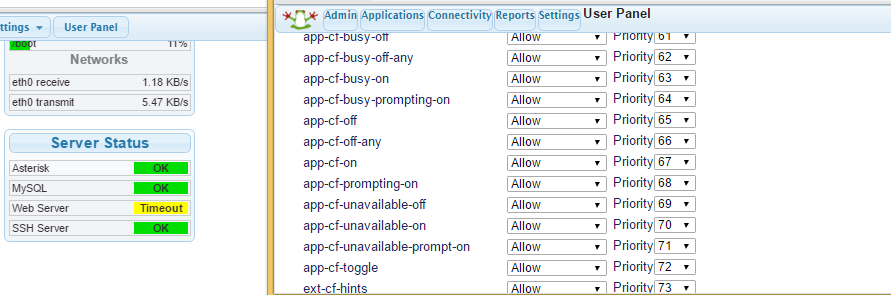 User panel